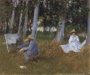 Claude Monet Claude Monet Painting in a Wood painting